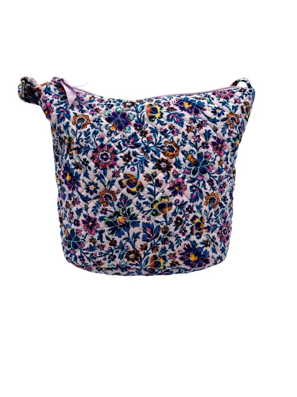 Vera Bradley Purple Paisley Print Adjustable Crossbody Bag